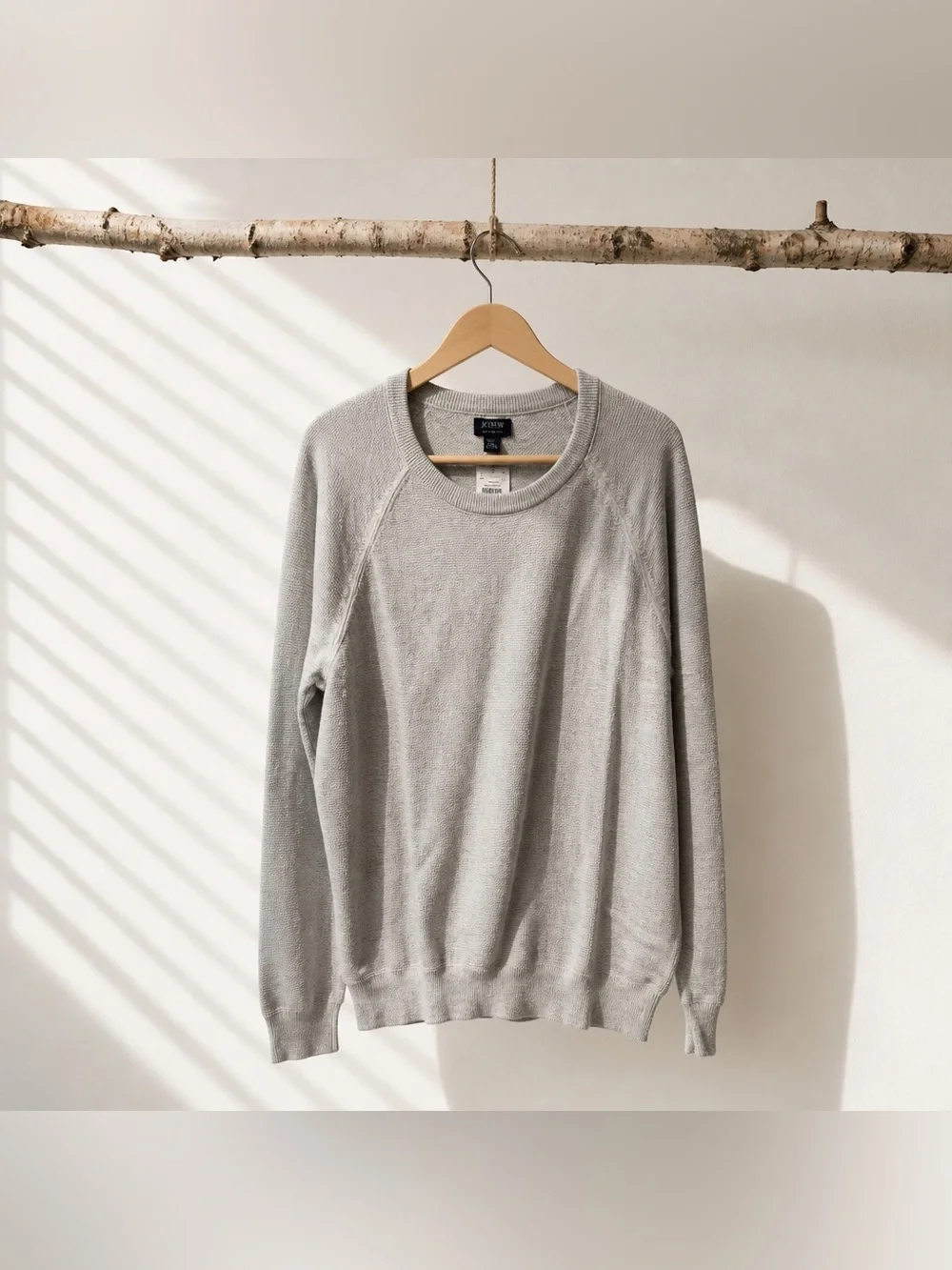 NWT J. Crew Lightweight Gray Crew Neck Sweater - Size XXL